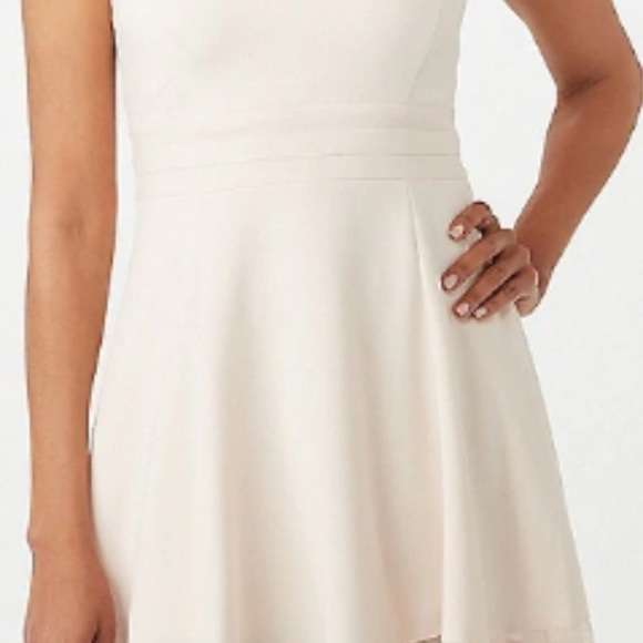 NWT Calvin Klein Fit Flare Sleeveless Dress Pink 8 - Picture 4 of 13